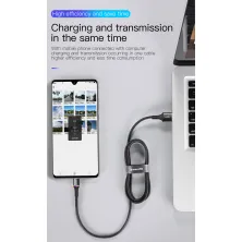 Кабель Baseus Halo Data Cable USB to Micro USB 3A 1m Чорний