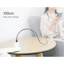 Кабель Baseus Halo Data Cable USB to Micro USB 3A 1m Чорний