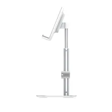 Тримач для телефону та планшета настільний Baseus Literary Youth Desktop Bracket Telescopic Сріблястий