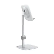 Тримач для телефону та планшета настільний Baseus Literary Youth Desktop Bracket Telescopic Сріблястий