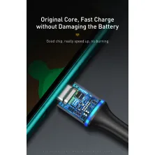 Кабель Baseus Halo Data Cable Type-C to Type-C QC3.0+PD2.0 60W 20V 3А 1m Черный
