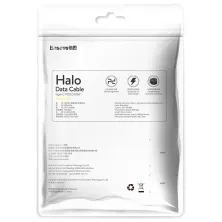 Кабель Baseus Halo Data Cable Type-C to Type-C QC3.0+PD2.0 60W 20V 3А 1m Черный