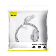 Кабель Baseus High Speed RJ45 Gigabit Network Cable Ethernet Плоский 0.5m Серый