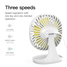 Вентилятор портативний BASEUS Pudding-Shaped Fan Білий