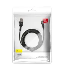 Кабель Baseus Halo Data Cable USB to Type-C 2A 3m Чорний