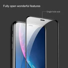 Защитное стекло Baseus для iPhone XR Full Coverage Curved Tempered Glass Protector 6.1inch Черный