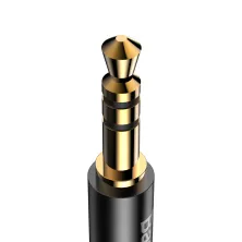 Перехідник Baseus M01 Yiven Type-C male To Mini-jack 3.5 male Audio Cable 1.2 m Чорний