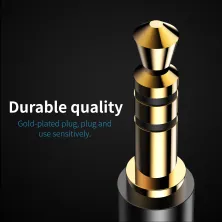 Перехідник Baseus M01 Yiven Type-C male To Mini-jack 3.5 male Audio Cable 1.2 m Чорний