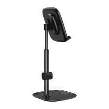 Тримач для телефону та планшета настільний Baseus Literary Youth Desktop Bracket Telescopic Чорний