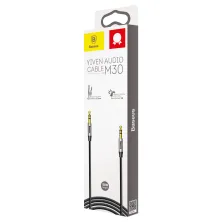 Аудио-кабель Baseus Yiven AUX 3.5 to AUX 3.5 Audio Cable M30 1.5м Черный