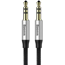 Аудіо-кабель Baseus Yiven AUX 3.5 to AUX 3.5 Audio Cable M30 1.5м Чорний
