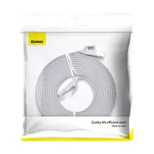Кабель Baseus High Speed RJ45 Gigabit Network Cable Ethernet Плоский 5m Сірий