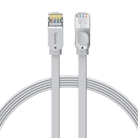 Кабель Baseus High Speed RJ45 Gigabit Network Cable Ethernet Плоский 5m Сірий