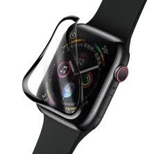 Защитное стекло BASEUS для Apple Watch 4/5/6/SE 40 mm Full Cover 0.2mm Черный