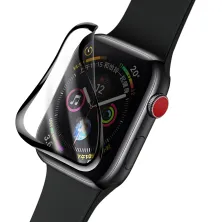 Защитное стекло BASEUS для Apple Watch 4/5/6/SE 40 mm Full Cover 0.2mm Черный