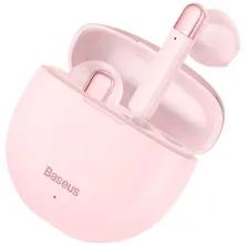 Бездротові Bluetooth навушники Baseus Encok AirNora TWS W2 Рожевий