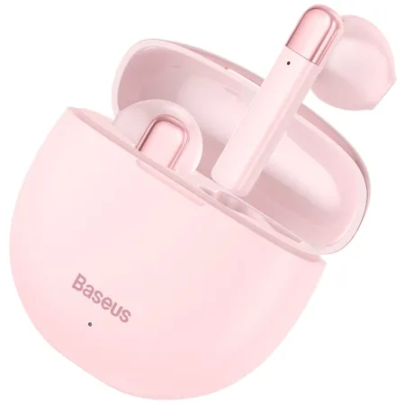 Бездротові Bluetooth навушники Baseus Encok AirNora TWS W2 Рожевий