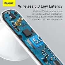 Бездротові Bluetooth навушники Baseus Encok AirNora TWS W2 Білий