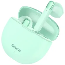 Бездротові Bluetooth навушники Baseus Encok AirNora TWS W2 Салатовий