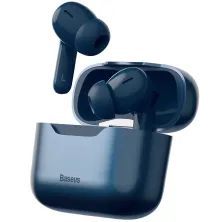 Бездротові Bluetooth навушники Baseus Encok SIMU TWS S1 Pro з функціями шумоподавлення ANC та бездротової зарядки Qi Синій