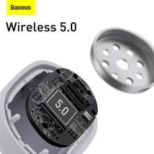 Беспроводные Bluetooth наушники Baseus Encok TWS W06 с функцией беспроводной зарядки Qi Белый