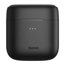 Беспроводные Bluetooth наушники Baseus Encok TWS W06 с функцией беспроводной зарядки Qi Черный