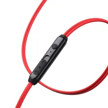 Навушники Baseus Encok H19 Wired Earphone 3.5mm Червоний