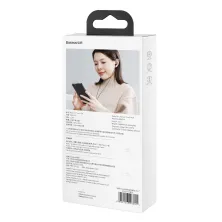 Наушники Baseus Encok H19 Wired Earphone 3.5mm Синий