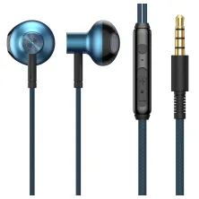 Наушники Baseus Encok H19 Wired Earphone 3.5mm Синий