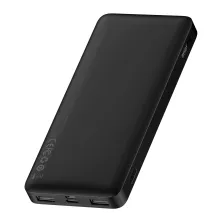 УМБ Baseus Bipow Digital Display 10000mAh 15W 3A 2USB + Type-C Чорний