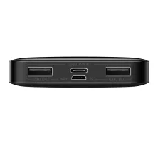 УМБ Baseus Bipow Digital Display 10000mAh 15W 3A 2USB + Type-C Чорний