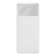 УМБ Baseus Bipow Digital Display 20000mAh 15W 3A 2USB + Type-C Білий