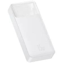 УМБ Baseus Bipow Digital Display 20000mAh 15W 3A 2USB + Type-C Білий