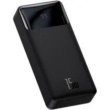 УМБ Baseus Bipow Digital Display 20000mAh 15W 3A 2USB + Type-C Чорний