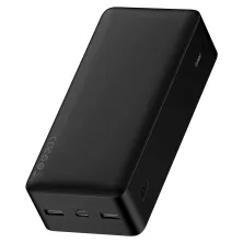 УМБ Baseus Bipow Digital Display 30000mAh 15W 3A 2USB + Type-C Чорний