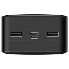 УМБ Baseus Bipow Digital Display 30000mAh 15W 3A 2USB + Type-C Чорний