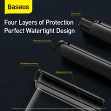 Водонепроницаемый чехол Baseus Let's go Slip Cover Waterproof Bag Черный-Желтый