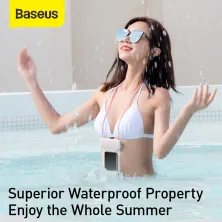 Водонепроницаемый чехол Baseus Let's go Slip Cover Waterproof Bag Белый-Розовый