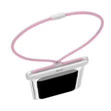 Водонепроницаемый чехол Baseus Let's go Slip Cover Waterproof Bag Белый-Розовый