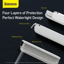Водонепроницаемый чехол Baseus Let's go Slip Cover Waterproof Bag Белый-Розовый