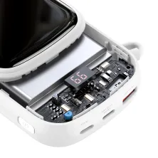 УМБ Baseus Q Pow 20000mAh 20W 5A з технологією QC3.0+PD3.0 та iP кабелем 20W Білий