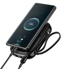УМБ Baseus Q Pow 20000mAh 20W 5A з технологією QC3.0+PD3.0 та iP кабелем 20W Чорний