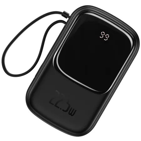 УМБ Baseus Q Pow 20000mAh 22.5W 5A с технологией QC3.0+PD3.0 и Type-C кабелем 22.5W Черный