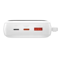 УМБ Baseus Q Pow 20000mAh 22.5W 5A з технологією QC3.0+PD3.0 та Type-C кабелем 22.5W Білий