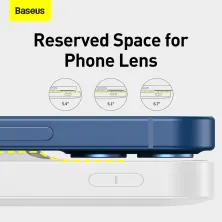 УМБ Baseus Magnetic 1in2 10000mAh 20W 3A QC3.0+PD3.0 с Беспроводной зарядкой Qi 10W Белый