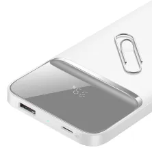 УМБ Baseus Magnetic 1in2 10000mAh 20W 3A QC3.0+PD3.0 с Беспроводной зарядкой Qi 10W Белый