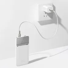 УМБ Baseus Magnetic 1in2 10000mAh 20W 3A QC3.0+PD3.0 с Беспроводной зарядкой Qi 10W Белый