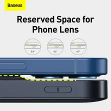 УМБ Baseus Magnetic 1in2 10000mAh 20W 3A QC3.0+PD3.0 с Беспроводной зарядкой Qi 10W Синий