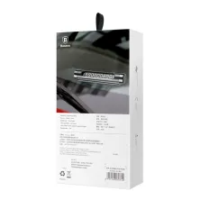 Автовизитка парковочная карта Baseus Metal Temporary Parking Number Plate Черный