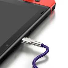Кабель Baseus Cafule Metal Cable Type-C to Type-C 100W 20V 5A 1m Фиолетовый